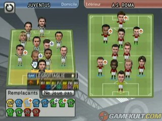 Pro Evolution Soccer 2008 - Interface Wii