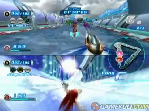 Sonic Riders : Zero Gravity - Amy et Knuckles dans la piscine