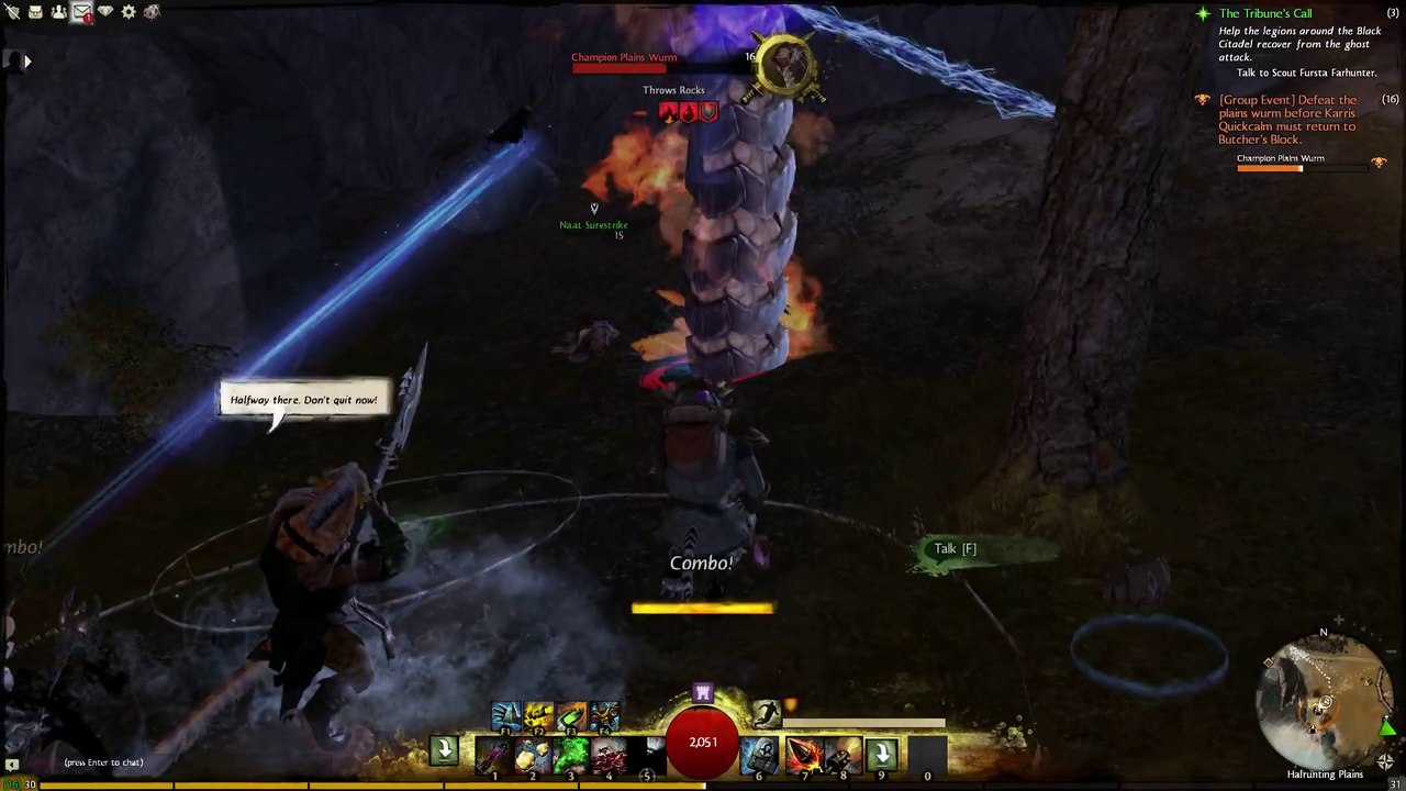 Guild Wars 2 - Un gros ver