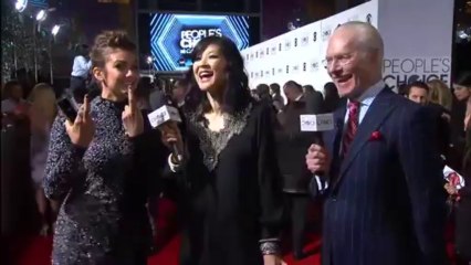 40th Annual People's Choice Awards - Red Carpet Interview Nina Dobrev