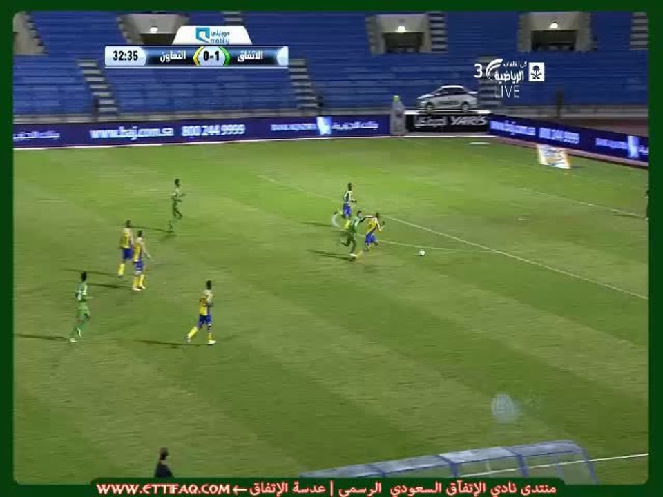 ملخص مباراةالاتفاق3-3 التعاون اياب الدوري السعودي