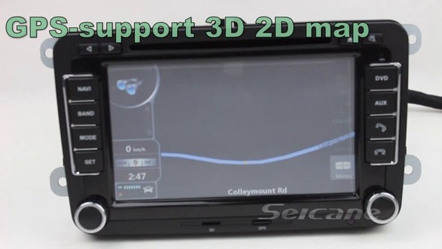 Top seller Volkswagen Jetta bluetooth audio system with rear view camera Dual zone function