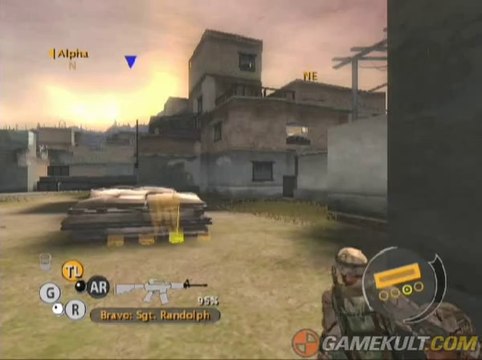 Full Spectrum Warrior : Ten Hammers - Un blessé sur le dos