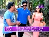 Bigg Boss - Gauhar & Kushal Celebrate the New Year Together in Goa!!