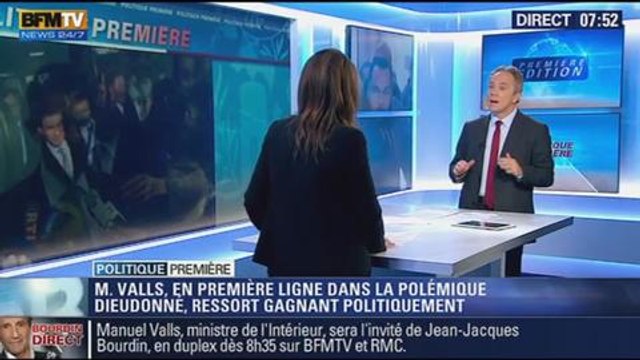 Politique Première: Interdiction de Dieudonné: Manuel Valls ressort gagnant politiquement - 10/01