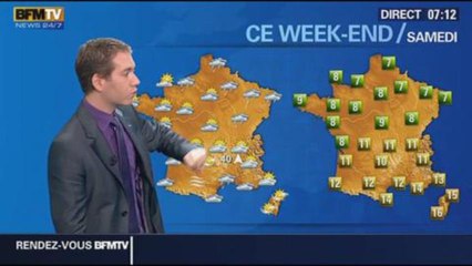 La Météo pour ce vendredi - 10/01