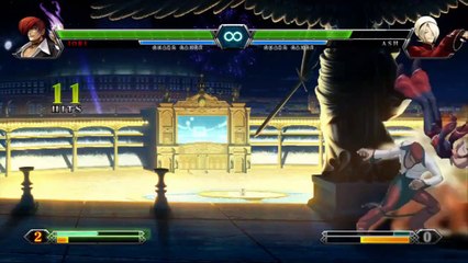 The King of Fighters XIII - Iori with the power of Flames