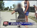 Niño de 9 años en evidente estado de ebriedad desata escándalo en Nueva Zelanda