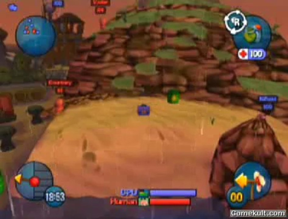 Worms 3D - Dragon punch