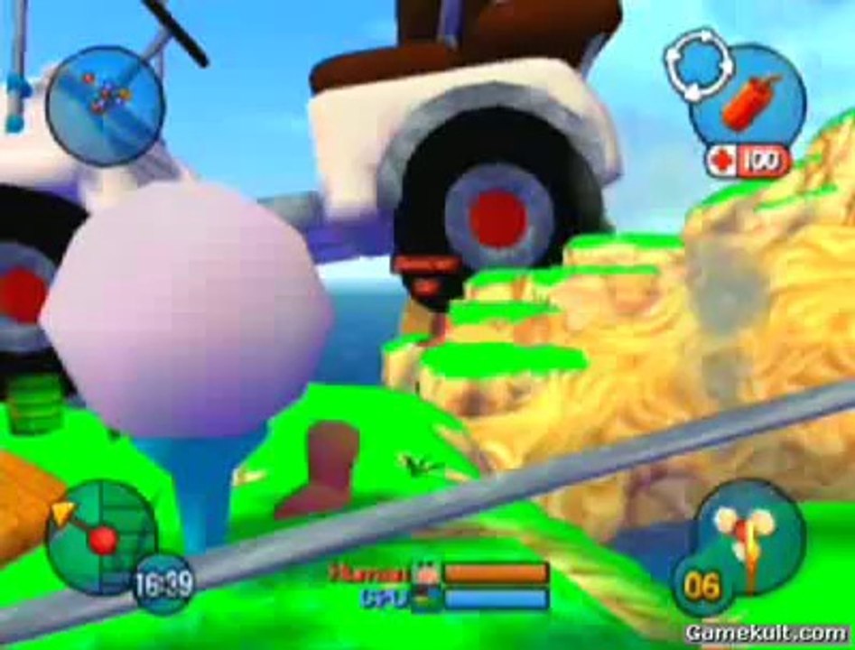 Worms 3D - Parachute