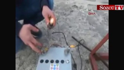 Motosiklet tamircisi genç elektrik üretti