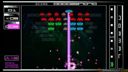 Space Invaders Extreme - Le gros bleu