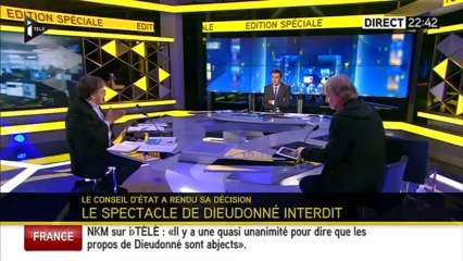 Interdiction de Dieudonné  -  Clash entre Plantu et Finkielkraut