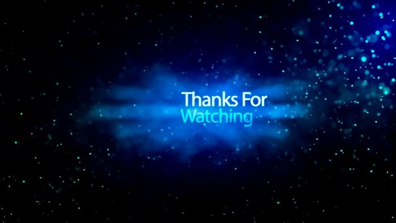 Le SABLIER de remerciement (Thanx for watching)