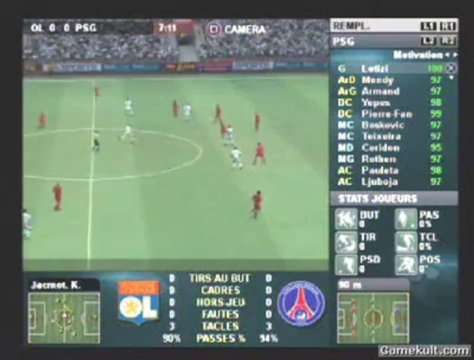 LFP Manager 2005 - OL vs PSG