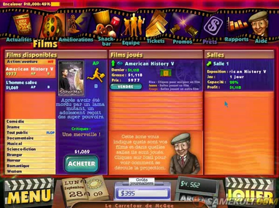 Cinema Tycoon 2 - Une journée au cinéma