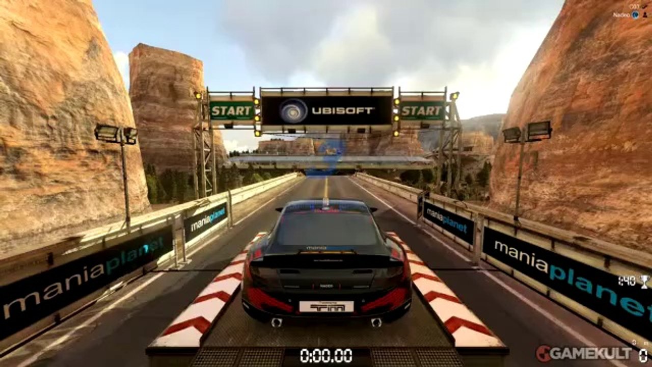 TrackMania² : Canyon - Temps record en solo