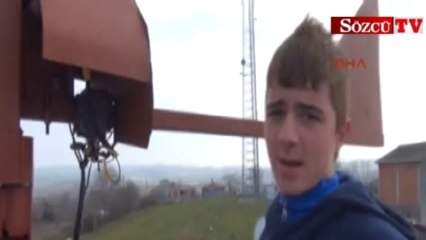 17 yaşında elektrik üretti