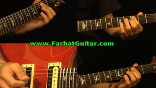 One - Metallica Guitar Lesson 3/12 www.FarhatGuitar.com
