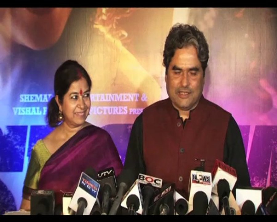 Bollywood stars at Dedh Ishqiya screening