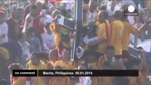 Chaotic scenes as thousands join Black Nazarene Philippines procession