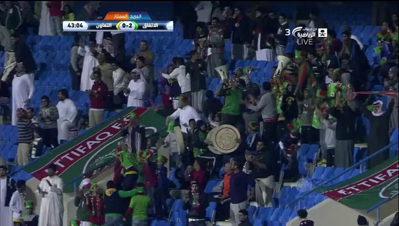 هدف الاتفاق الثاني من محمد كنو في التعاون - الاتفاق 3-3 التعاون - دوري جميل 09/01/2014 HD