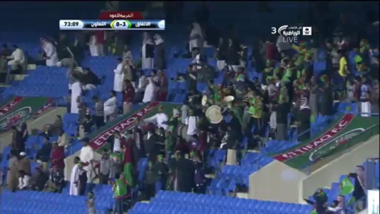 هدف الاتفاق الثالث من محمد كنو (2) في التعاون - الاتفاق 3-3 التعاون - دوري جميل 09/01/2014 HD