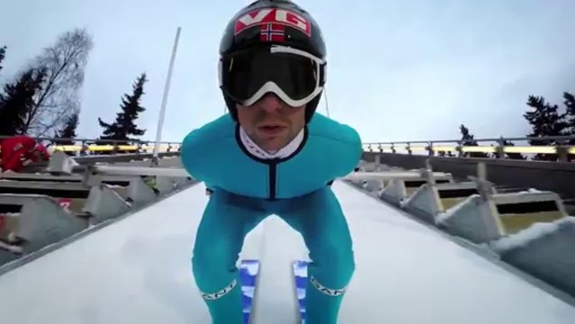 Un saut à Ski comme si vous y étiez!! Anders Jacobsen - Lillehammer 2014
