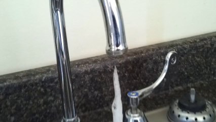 Did Water Freeze Solid While Running From This Faucet?