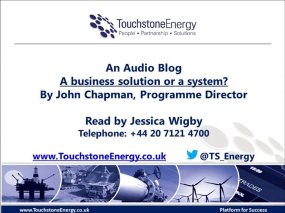 Business solution or system