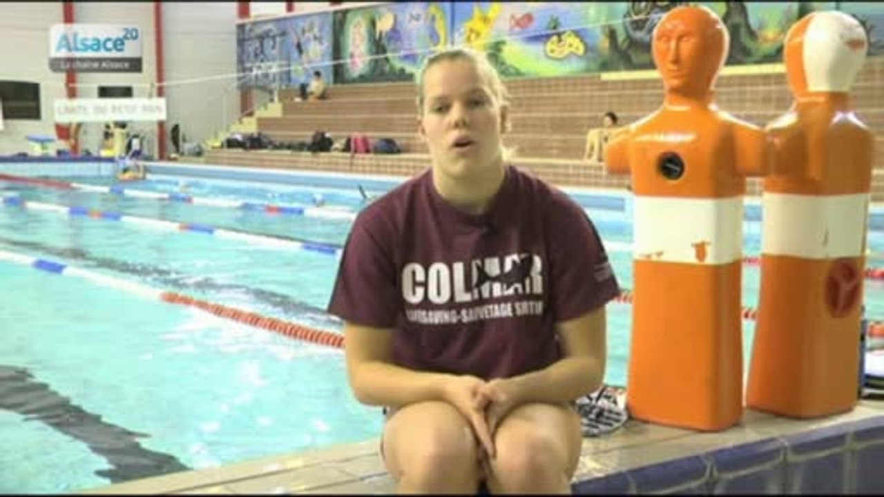 Aurore, vice-championne d'Europe de sauvetage sportif