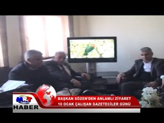 ŞÜKRÜ SÖZEN GAZETECİLER GÜNÜ ZİYARETİ