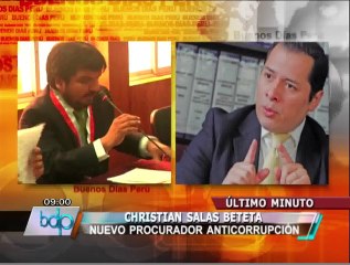 Christian Salas Beteta es el nuevo procurador anticorrupción