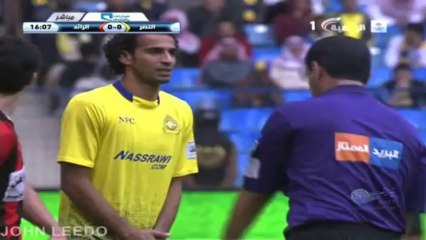 الشوط الأول مباراة #النصر_الرائد كاملة #دوري #جميل الجولة 17