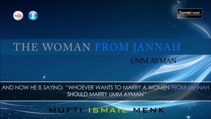 A Woman of Jannah!     Emotional, short clip by Mufti Menk