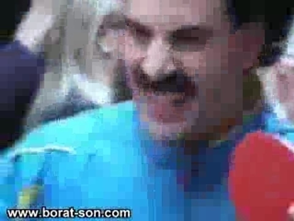 Borat at Melbourne Jam Factory in Austra