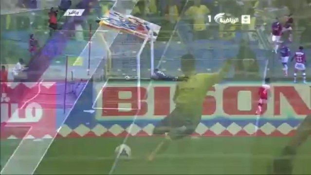هدف النصر الاول من عماد الحوسني في الرائد - النصر 3-0 الرائد - دوري جميل 10/01/2014 HD