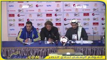 المؤتمر الصحفي للمدرب كارينيو بعد مباراة الرائد دوري عبداللطيف جميل