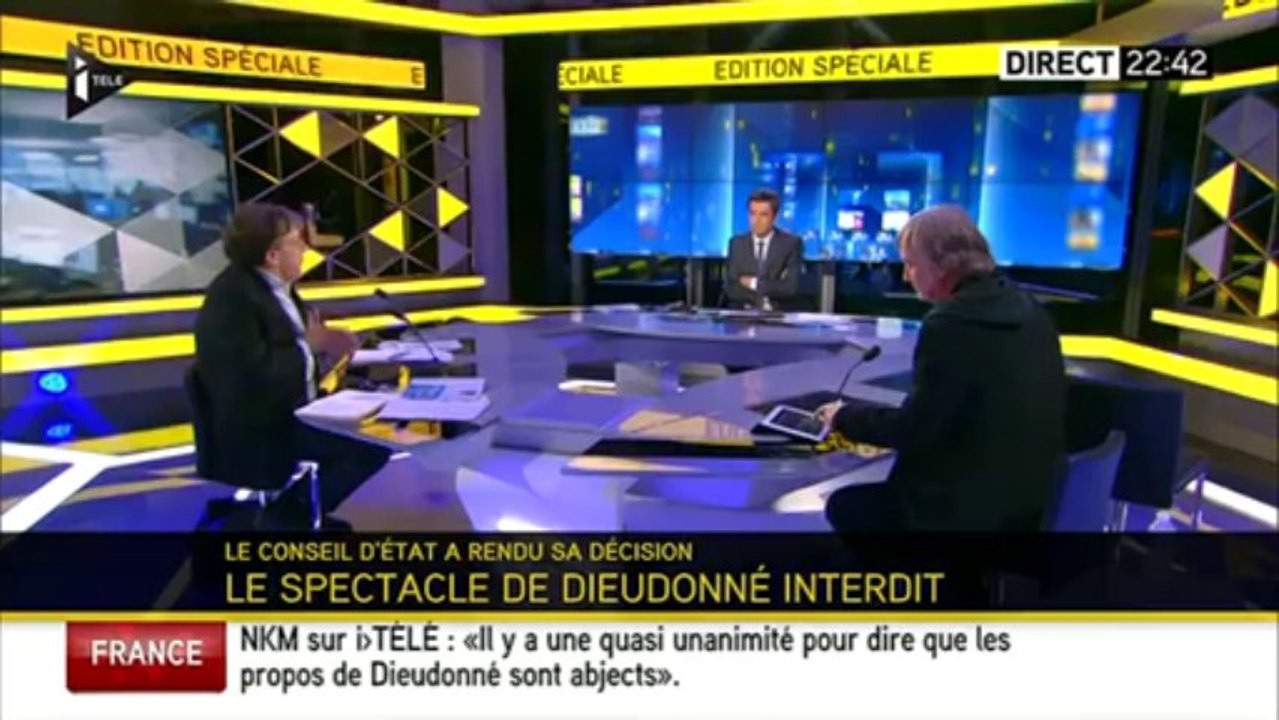 Interdiction de Dieudonné : Clash entre Plantu et Finkielkraut