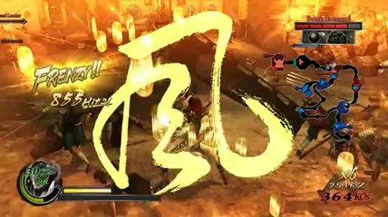 Sengoku Basara Samurai Heroes - Gameplay Fuma