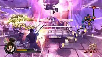 Sengoku Basara Samurai Heroes - Gameplay Keiji Maeda