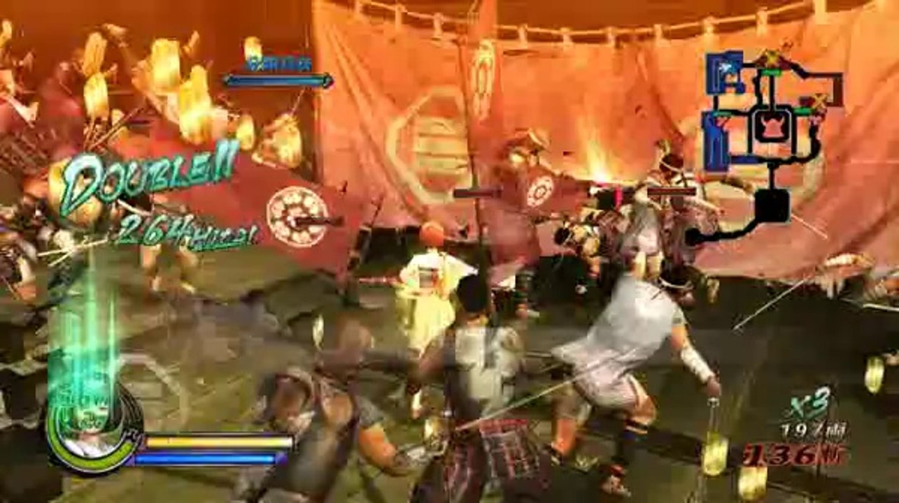 Sengoku Basara Samurai Heroes - Gameplay Tsuruhime