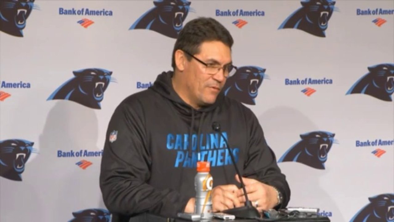 Panthers-coach rivera: "eine ganz normale woche"