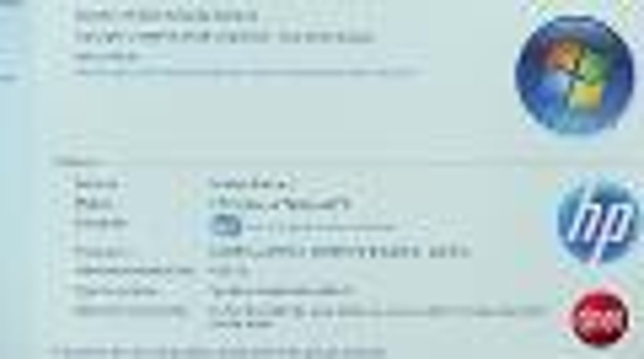 Démo du HP Pavilion g7