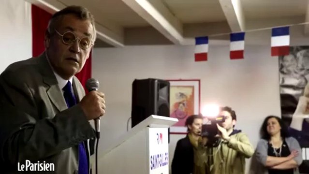 Jean Roucas fait rire les sympathisants FN pour soutenir Gilbert Collard