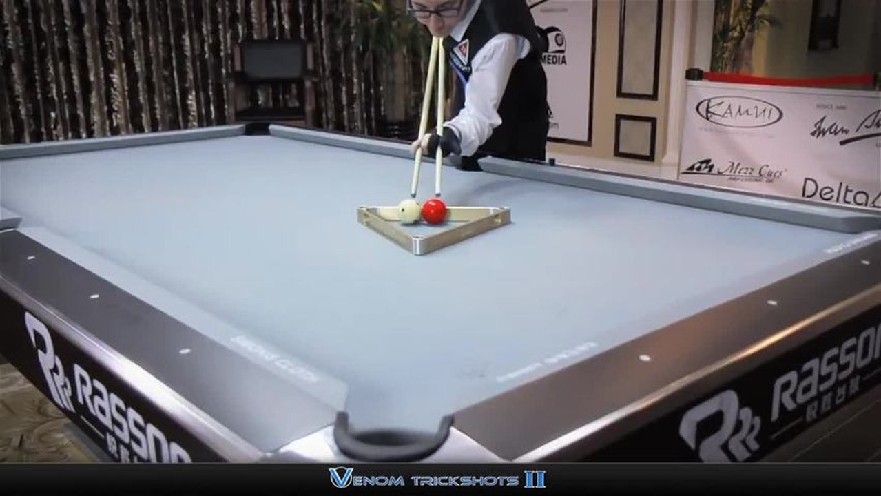Florian Kohler (Venom) Trickshots Billard 2014