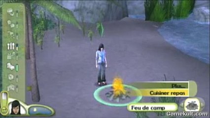 Les Sims 2 : Naufragés - Clémence fait du feu