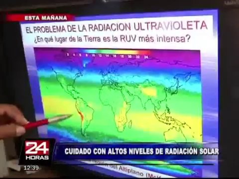 Lima, Piura, Junín y Tumbes soportarán un alto índice de radiación solar