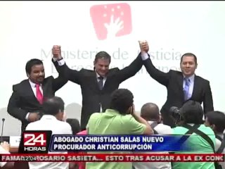 Ministerio de Justicia presentó a Christian Salas como procurador anticorrupción