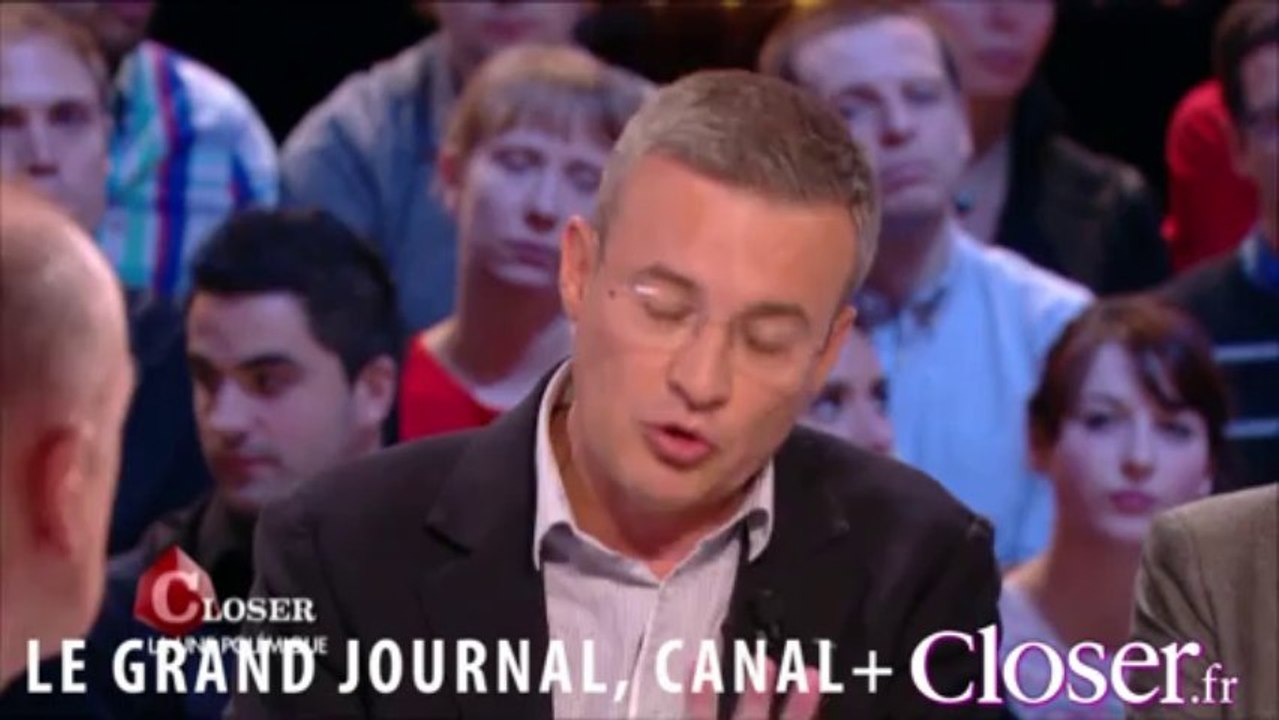 La Une de Closer sur François Hollande et Julie Gayet fait débat sur le plateau du Grand Journal